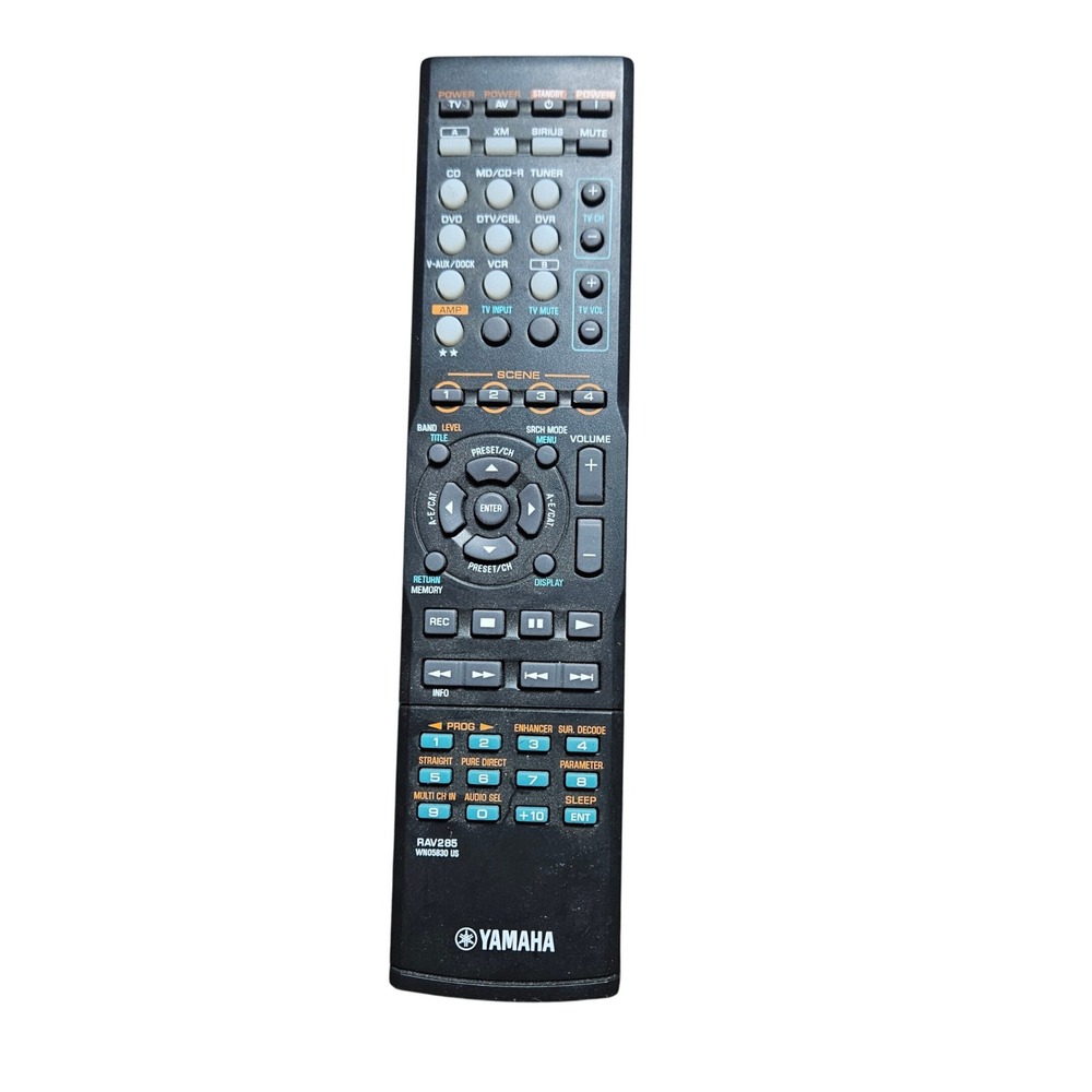 Yamaha RAV285 WN05830 US AV Receiver Remote Control Black For HTR6160 RX-V663